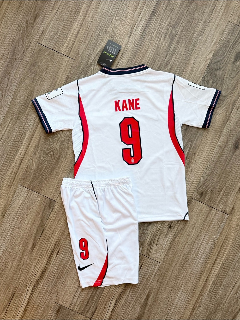 England home  Red 'Kane' Kids Soccer Set - Number 9